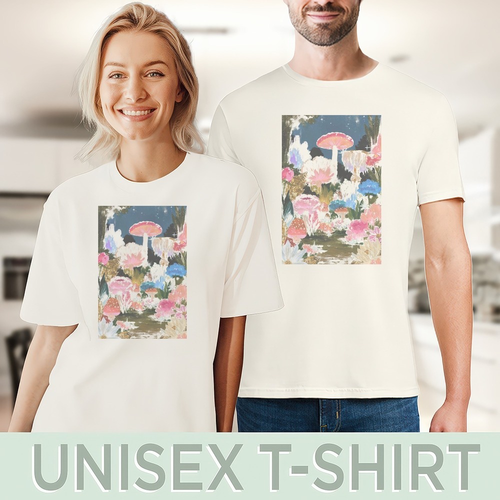 Boho Tee Wildflower Garden Nature Inspired Graphic - Picture 4 of 5